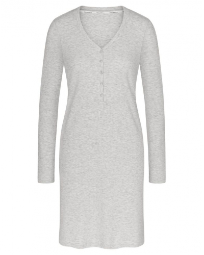 Long-sleeved nightdress Triumph Nuit (Grey Comb)