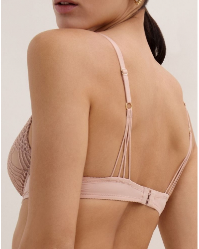 Sujetador triangular con aros Aubade Éloge du Désir (Misty Blush)