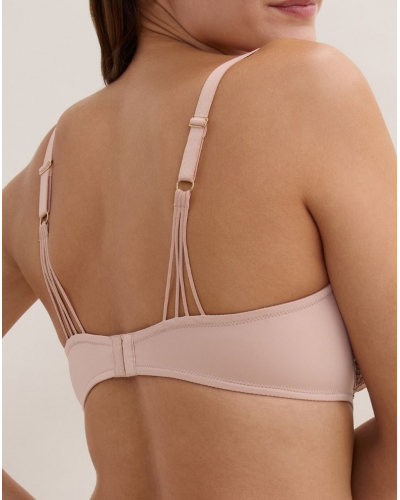Underwired Triangle Bra Aubade Éloge du Désir (Misty Blush)
