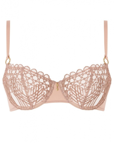 Underwired Balconette Bra Aubade Éloge du Désir (Misty Blush)