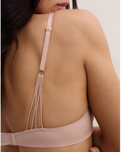 Single-Underwire Triangle Bra Aubade Éloge du Désir (Misty Blush)