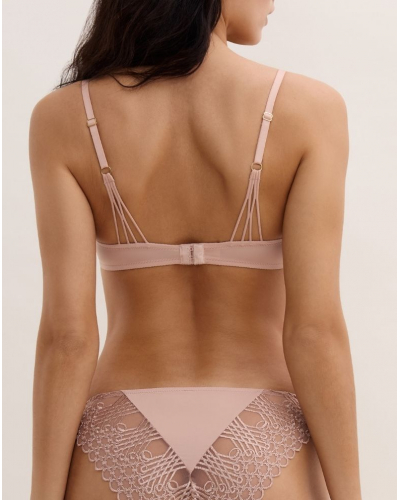Soutien-gorge plunge coque Aubade Eloge du désir (Misty Blush)