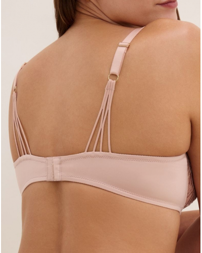 Sujetador plunge con relleno Aubade Éloge du Désir (Misty Blush)