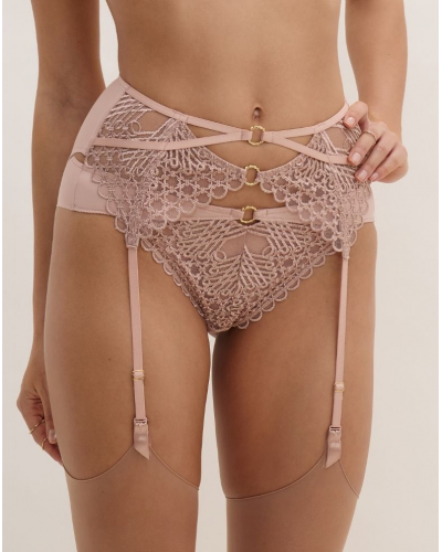 Garter Belt Aubade Éloge du Désir (Misty Blush)