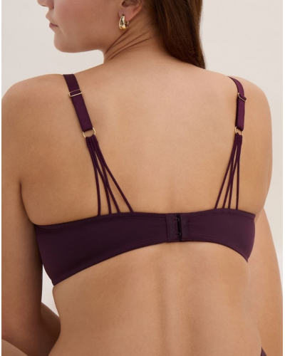 Sujetador triangular con aros Aubade Éloge du Désir (Deep Berry)
