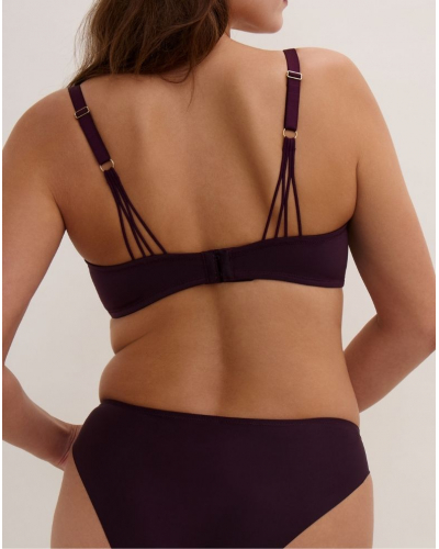Sujetador corbeille con aros Aubade Éloge du Désir (Deep Berry)