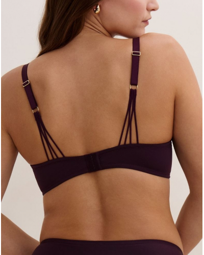 Padded Plunge Bra Aubade Éloge du Désir (Deep Berry)