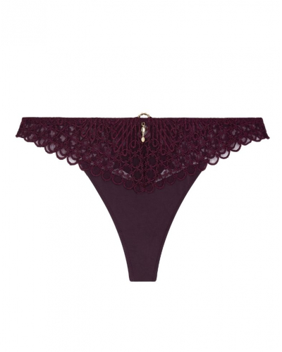 Thong Aubade Eloge du désir (Deep Berry)