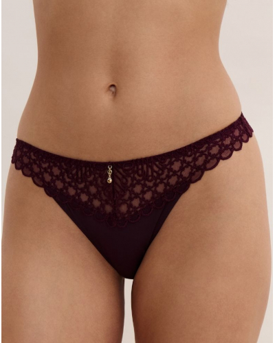 Thong Aubade Eloge du désir (Deep Berry)