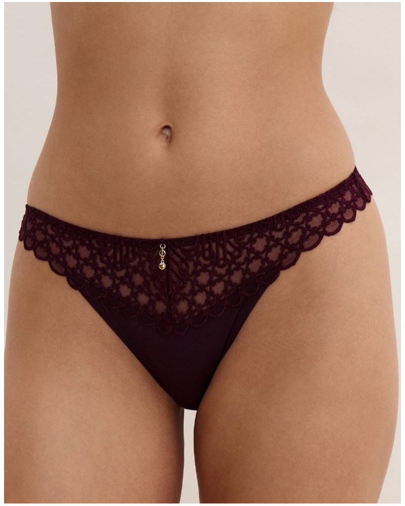 Thong Aubade Eloge du désir (Deep Berry)