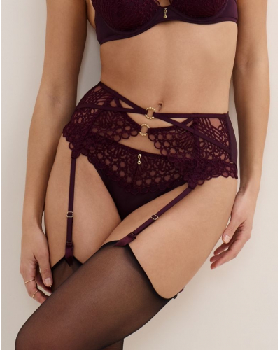 Porte Jarretelles Aubade Eloge du désir (Deep Berry)