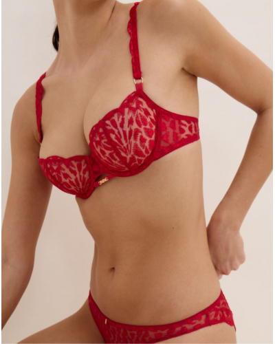 Soutien-gorge corbeille armatures Aubade Crazy In Love (Red Delight)