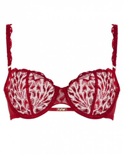 Soutien-gorge corbeille armatures Aubade Crazy In Love (Red Delight)