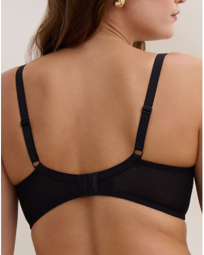 Soutien-gorge emboitant foulard Hidden Treasure (Noir)
