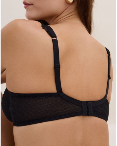 Plunge padded bra Aubade Hidden Treasure (Black)