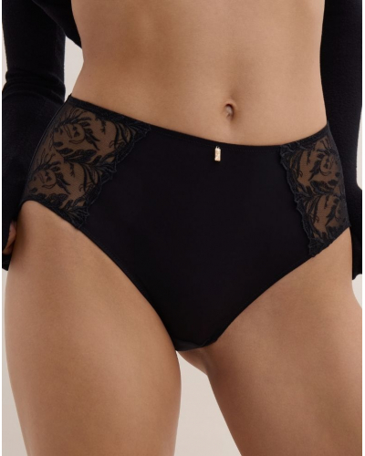 Braguita de talle alto Aubade Hidden Treasure (Negro)