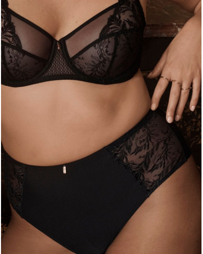 Culotte taille haute Aubade Hidden Treasure (Noir)