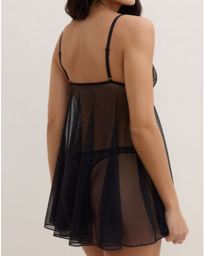 Babydoll Aubade Hidden Treasure (Negro)