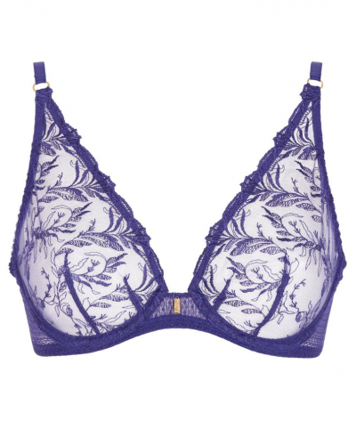 Soutien-gorge triangle armatures Aubade Hidden Treasure (Iris bloom)