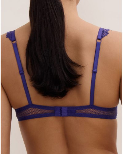 Plunge padded bra Aubade Hidden Treasure (Iris bloom)