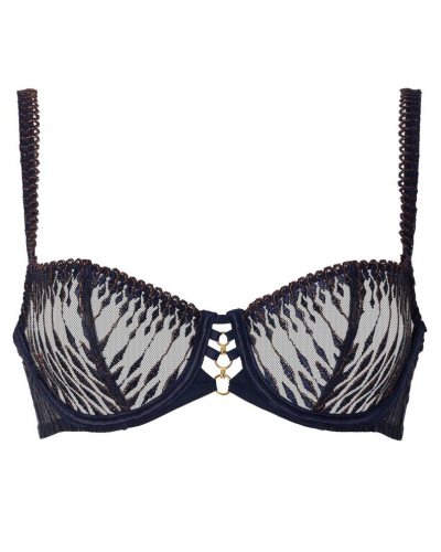 Balconette underwired bra Voodoo Kiss Aubade (Blue Moon)