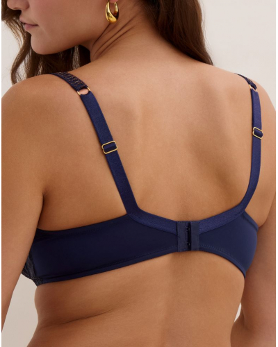 Plunge molded cup bra Voodoo Kiss Aubade (Blue Moon)