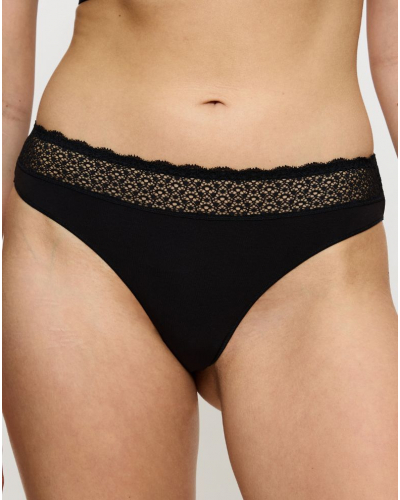 Pack of 2 thong modal Triumph Feel of Modal (Black)