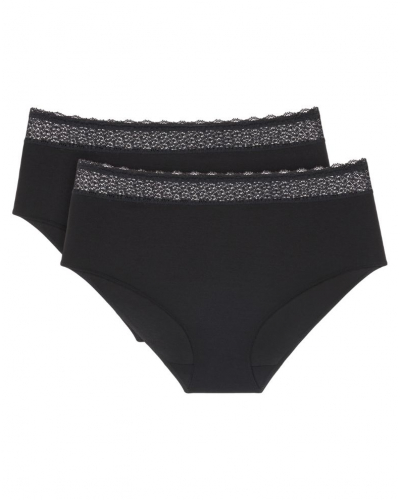 Paquete de 2 calzoncillos midi en modal Triumph Feel of Modal (Negro)