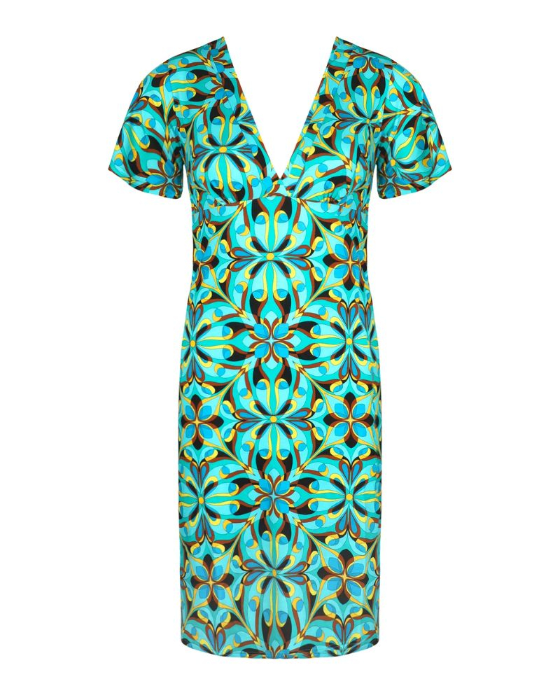 Robe de ville Antigel La Psychédélique (Bleu Vibrant)