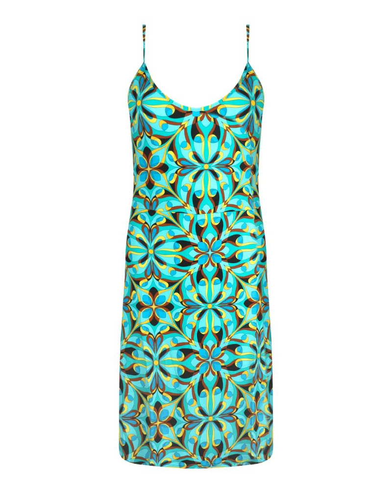 Beach dress Antigel La Psychédélique (Bleu Vibrant)