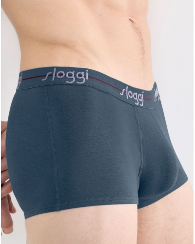 Pack of 2 cotton boxer shorts Sloggi for Men Start (Multicolore)