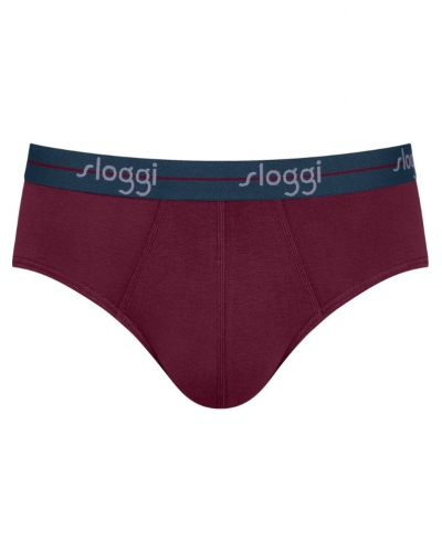 Paquete de 2 calzoncillos midi algodón Sloggi Men Start (Multicolore)