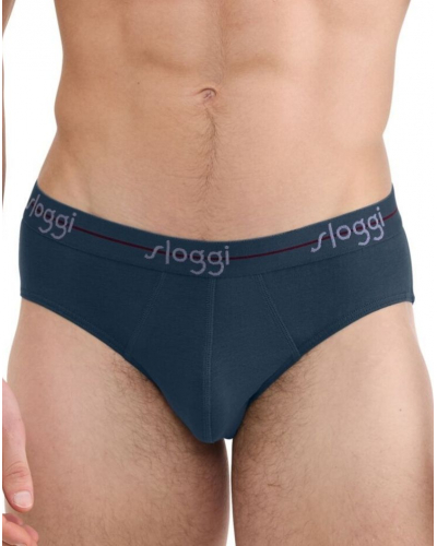 Paquete de 2 calzoncillos midi algodón Sloggi Men Start (Multicolore)