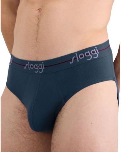Paquete de 2 calzoncillos midi algodón Sloggi Men Start (Multicolore)