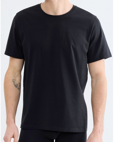 T-shirt col rond en coton Sloggi SLG Base (Noir)