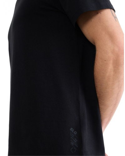 T-shirt col rond en coton Sloggi SLG Base (Noir)