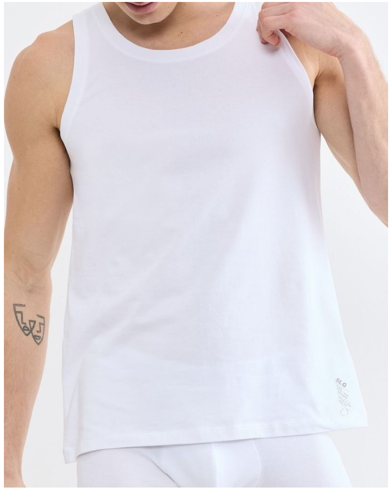 Débardeur en coton Sloggi SLG Base (Blanc)