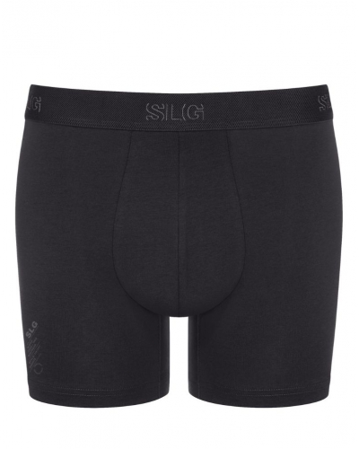 Paquete de 2 boxers largos de algodón Sloggi SLG Base (Negro)