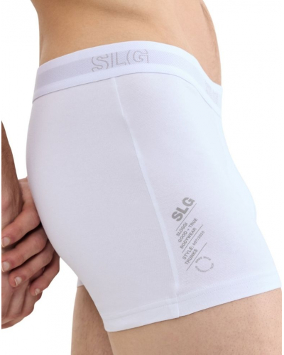 Pack of 2 cotton boxer shorts Sloggi SLG Base (White)