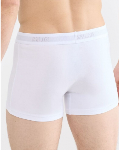 Paquete de 2 boxers de algodón Sloggi SLG Base (Blanco)