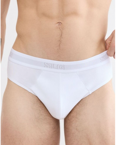 Paquete de 2 calzoncillos de algodón Sloggi SLG Base (Blanco)