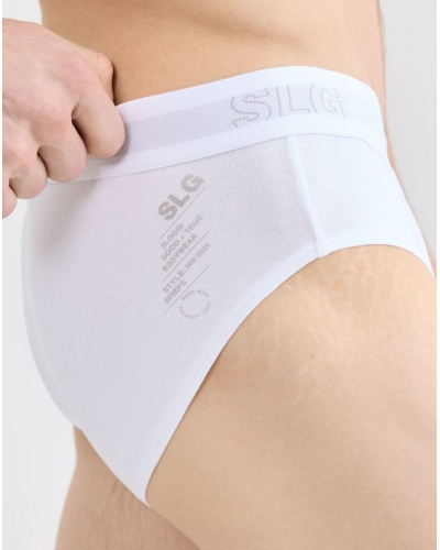Lot de 2 slips en coton Sloggi SLG Base (Blanc)