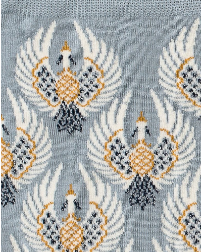 Women cotton socks Maison Broussaud Les Oies Sauvages (Gris)