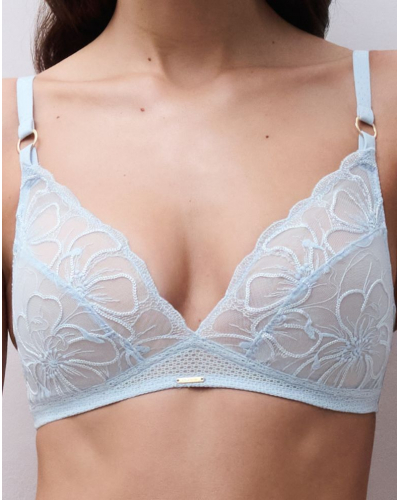 Soutien-gorge sans armature Chantelle Fleurs (Icy Flower)