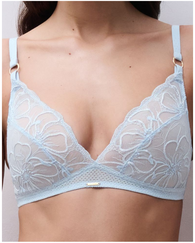 Wireless bra Chantelle Fleurs (Icy Flower)