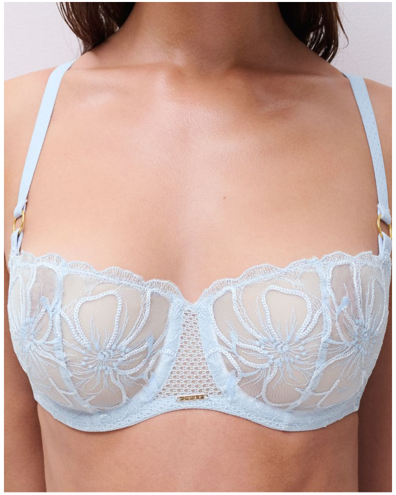 Demi balcony bra Chantelle Fleurs (Icy Flower)