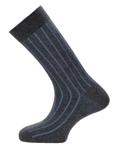 Calcetines de algodón para hombre Maison Broussaud Les Fausses Cotes (Anthracite)