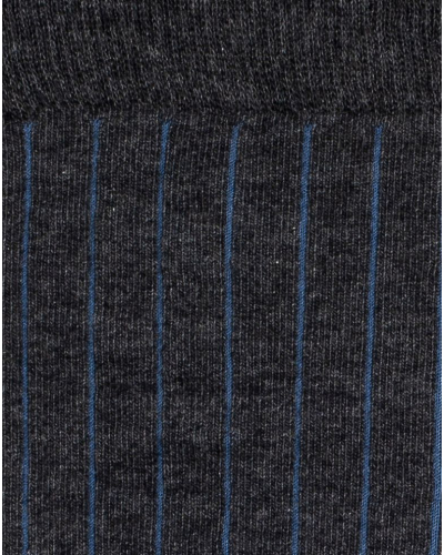 Calcetines de algodón para hombre Maison Broussaud Les Fausses Cotes (Anthracite)