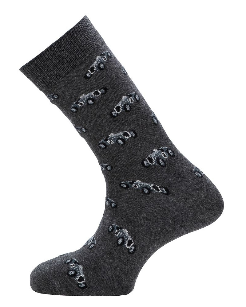 Chaussettes coton homme Maison Broussaud Les Autos (Anthracite)