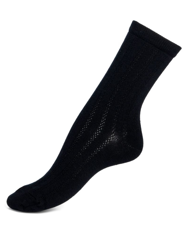 Calcetines de lana de mujer Maison Broussaud Fantaisie (Negro)